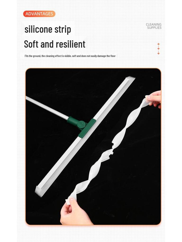 Telescopic Magic Broom: Floor & Glass Squeegee for Water, Hair, and Bathroom Cleaning