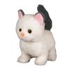 Kids Electric Plush Cat Toy Walking Head Shaking Tail Wagging Interactive Kitten Plushie Toy Toddlers Boys Girls Educational Simulation Animal Toy