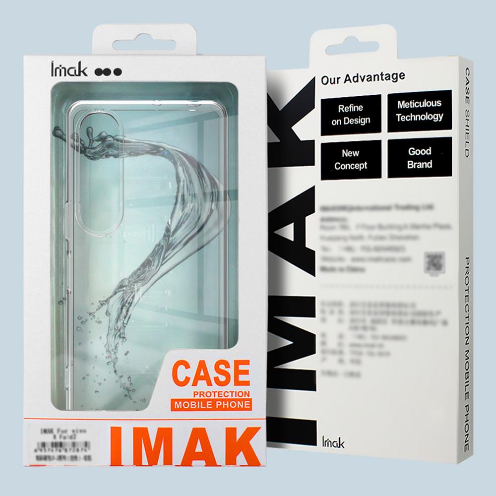 IMAK UX-10 Series For Motorola Moto G56 5G Clear Phone Case Soft TPU Mobile Back Cover