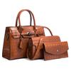 Neue Herbst- und Winter-Handtasche mit Krokodilmuster, Modetrend, schräg zu tragende Tasche, große Kapazität, Dreiteiler, Mutter-Kind-Tasche