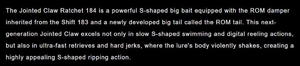 Gan Craft Jointed Claw 184 Ratchet Floating Jointed Lure GAN-57 (7757)