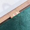 Medieval Personality Retro Dream Pink Butterfly Enamel Drip Open Ring Exquisite Light Luxury Pattern Ring