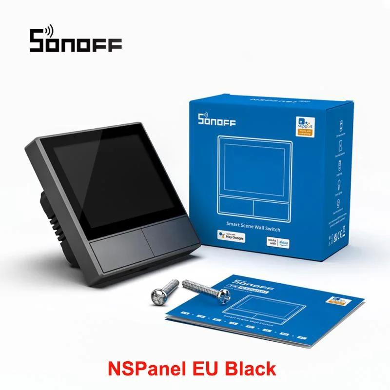 SONOFF NSPanel Smart Scene Wall Switch EU/ US Wifi Smart Thermostat Display Switch All-in-One Control for Alexa Google Home