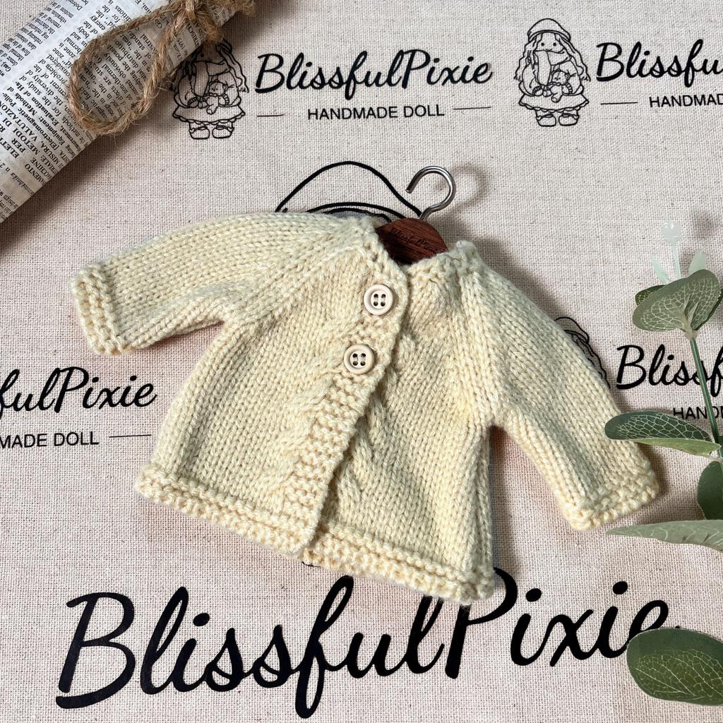 BlissfulPixie Handmade Waldorf Doll Clothes 30cm Clothing Set with Nice Box Girls Christmas Birthday Gift Dotty Clothing Accessories -