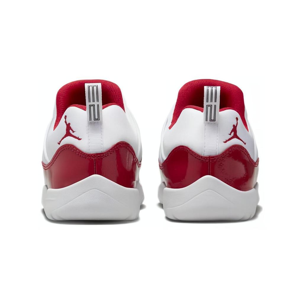 Air Jordan 11 Retro Little Flex PS Ciliegia Scarpe da Ginnastica per Bambini Bianco Nero Rosso Varsity BQ7101-116