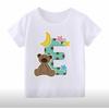 26 English Alphabet Cartoon Printed T-Shirt Children'S Jacket