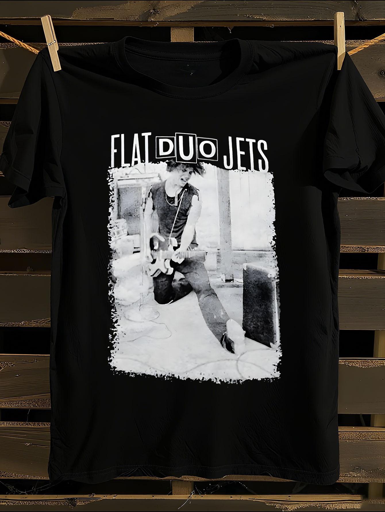 FLAT DUO JETS Vintage Rock Band Graphic T-shirt XXXXL