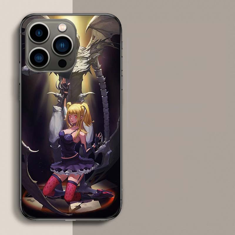 Anime Death note Amane Misa Phone Case For Iphone 17 Air 15 Pro 14 Plus 16 Pro Max 12 13 Mini 11 16E X XS Cover Cute Fundas
