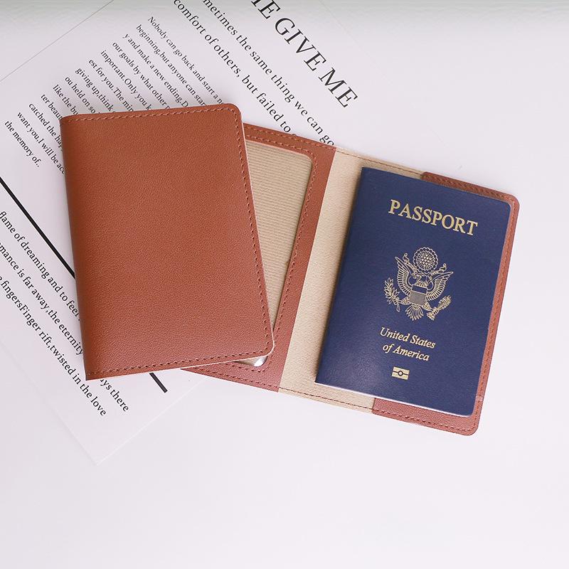 Customizable Logo Passport Holder: Travel Document Organizer and Ticket Cover