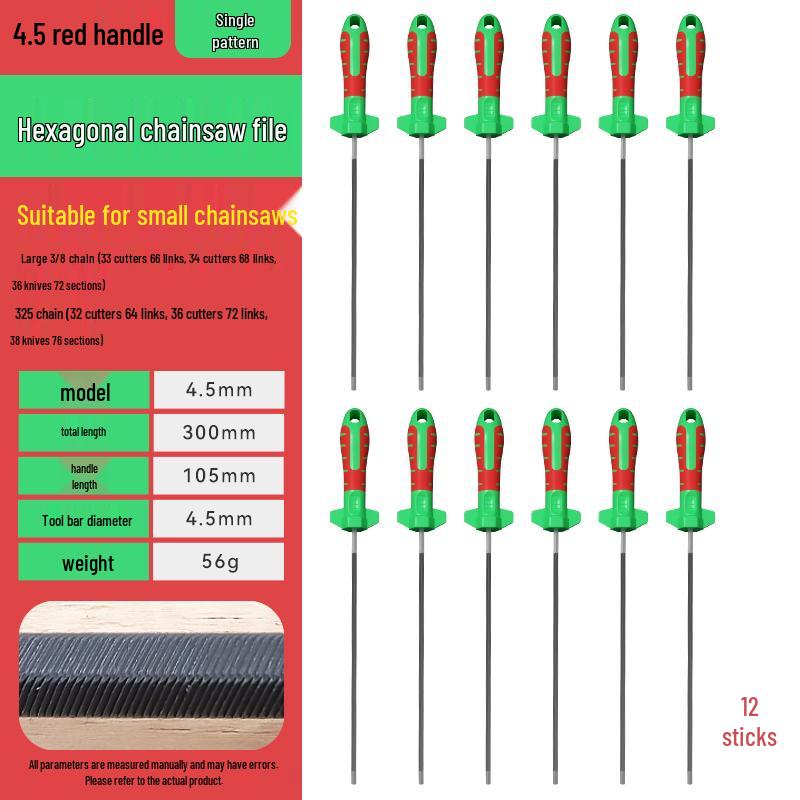 Sechskant Kettensägenkettenschleife Werkzeug - Handgeführter Sägezahnschärfer
