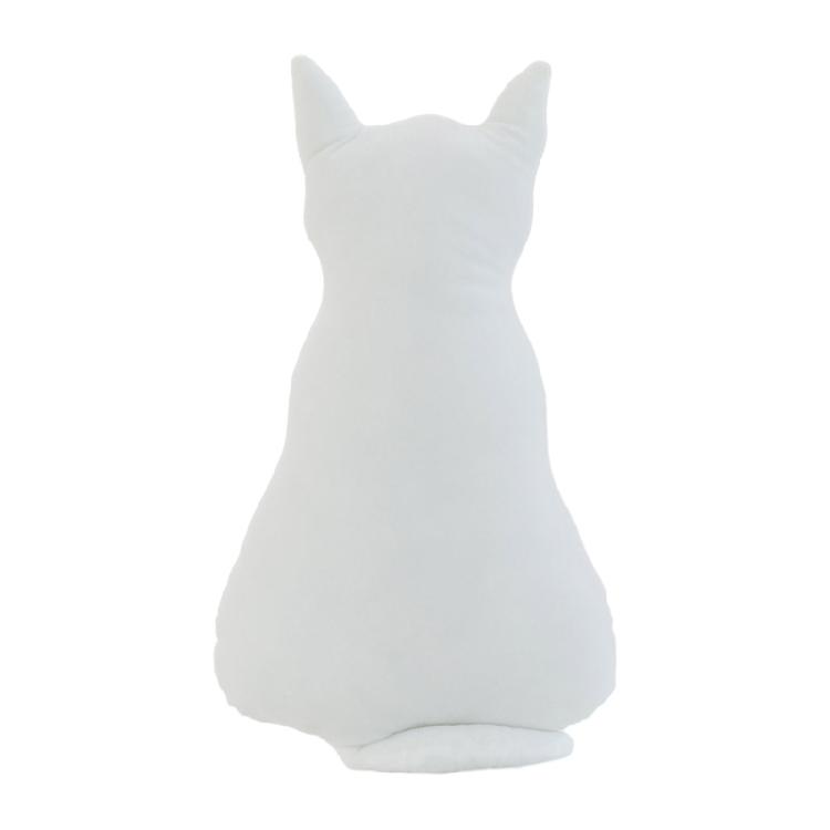 

Cute Cartoon Cat Back Shadow Toy Cushion Sofa Pillow Decor Pendant Doll Gift 45cm білий