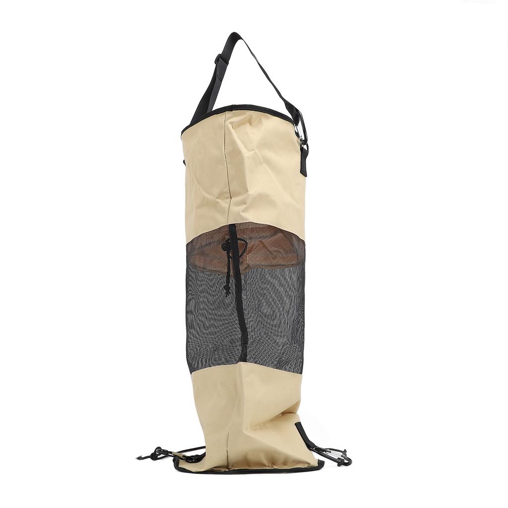 Boat Trash Bag Nylon Mesh Reusable Portable Boat Garbage Container with Lanyard for Outdoor Seaside