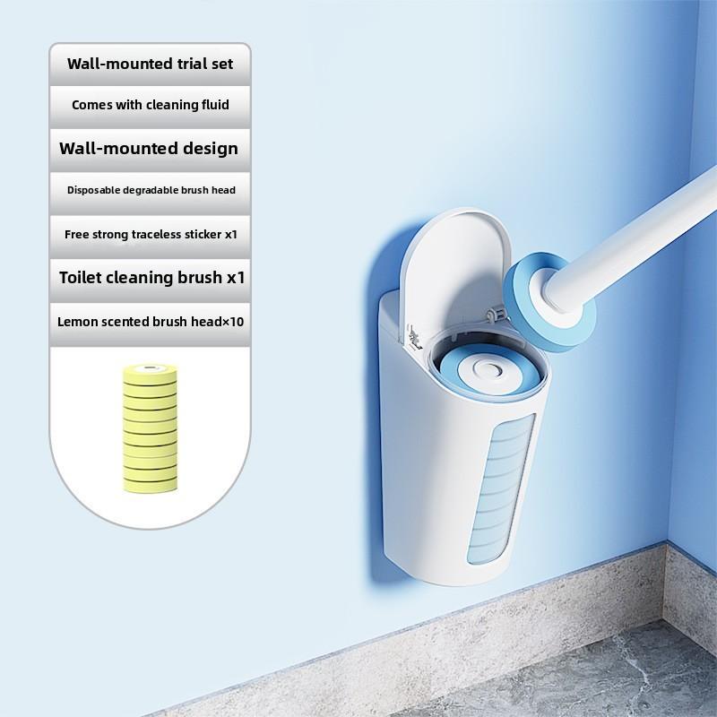 Plastic Abs Toilet Brush Kits Scent Replacement Heads Bathroom Tools Hygiene