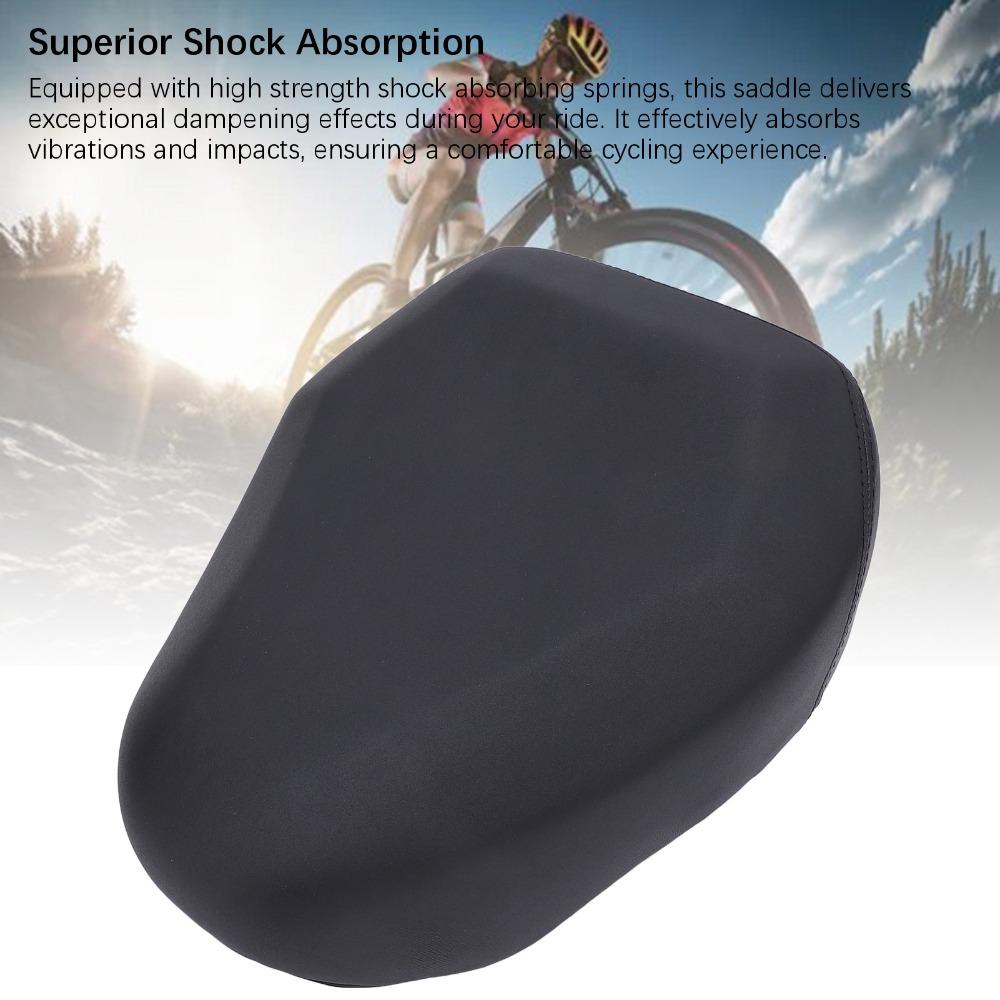 PU Electric Cycle Seat Cushion Thickened Cycle Seat Durable Electric Scooter Saddle  Outdoor Rides