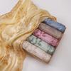 Flowy Sequin Floral Hijab Sparkly Sequin Embroidered Hijab Lace Edge Shawl  Wedding Occasion