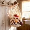 Macrame Plant Hanger Set Handwoven Cotton Rope Hanging Planter with Hooks Boho Indoor Decor Plant Holder Gift for Plant Lovers