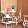 Iron Miniature Plant Holder For 1/12 Scale Doll House Scene Setting Display with Potted Flower for Living Room Decors