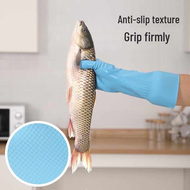 MARYYA Durable Latex Household Cleaning Gloves