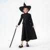 Halloween children's costumes cos magician witch dress robe medieval vampire show children's dress