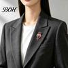 Pumpkin Candy Brooch Halloween Rhinestone Brooch, Men Women Alloy Lapel Pin, Wear-resistant Sweater Cardigan Coat Clothing Accessories, Costume