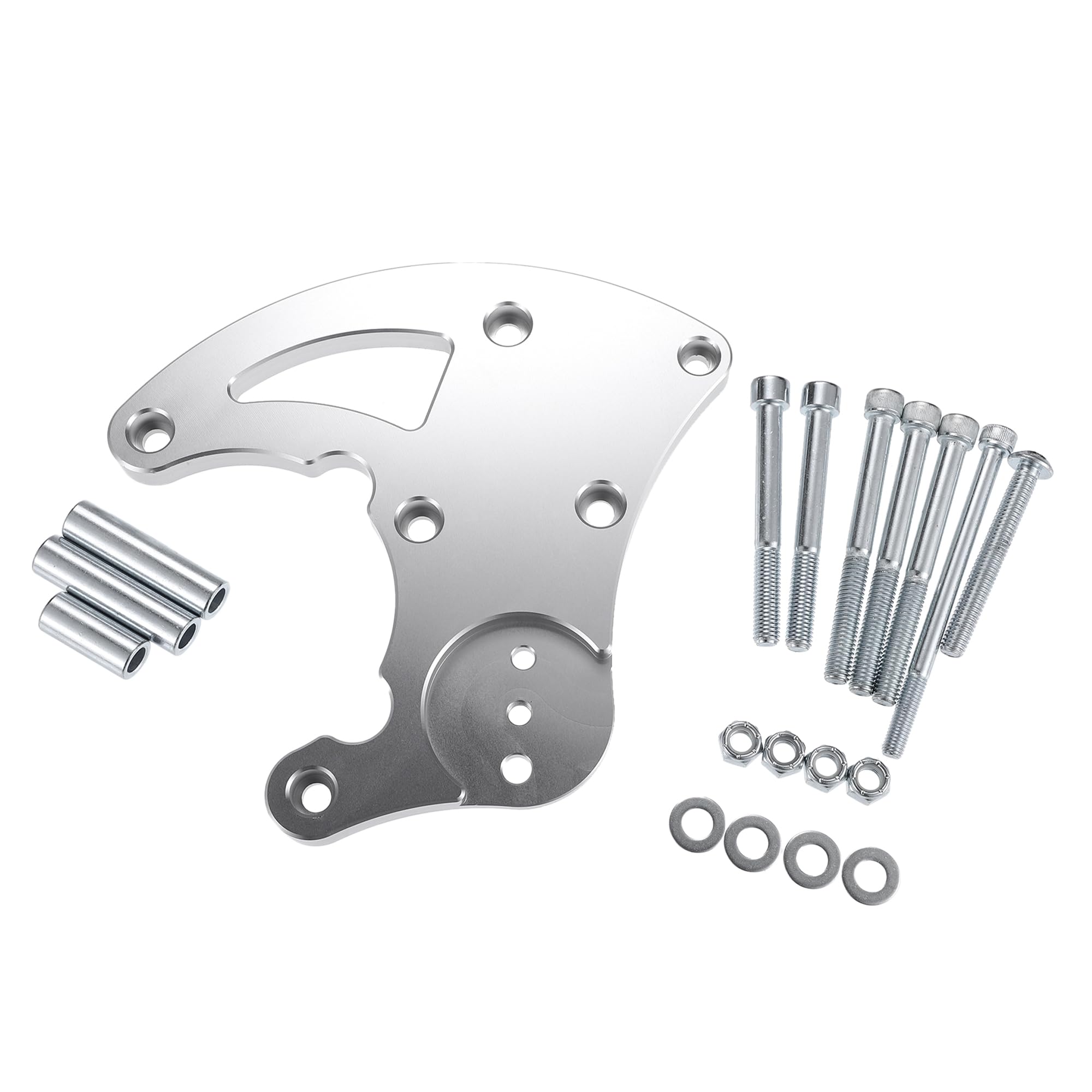 

Hihaha Bracket for GM R4 Compressor Air Conditioning Compressor R4 Silver Tone A/C 1988-1995/Front/Truck LS/Aluminum/1 Set,