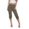 Women Casual Cropped Fashion Workwear Pants Trousers