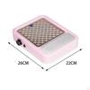 80W Eletric Nail Dust Cleaner Low Noise Manicure Collector White Sponge Pad