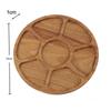 Weihnachts-Serviertablett Lustiges Puzzle-Tablett Holz-Serviertablett Dekoratives Party-Tablett