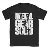 2025 Men's Women's MGS1 Solid Snake Game T-Shirt Metal Gear Cotton Top Funny Short Sleeve O-Neck T-Shirt Classic T-Shirt