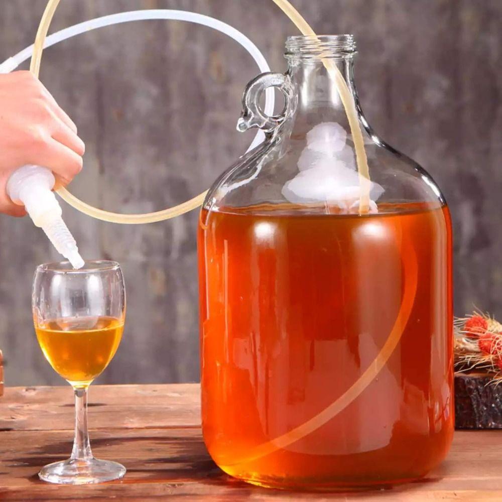 1.6/2/2.5Meters Beer Siphon Pump Food Grade Plastic Siphon Pump New Wine Beer Making Tool