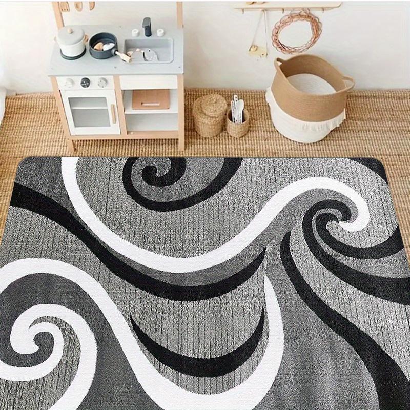 Visual Illusion Carpet 3D Vortex ThreeDimensional Trap Bedroom Floor Mat Living Room Coffee Table Blanket Creative Christmas Rug