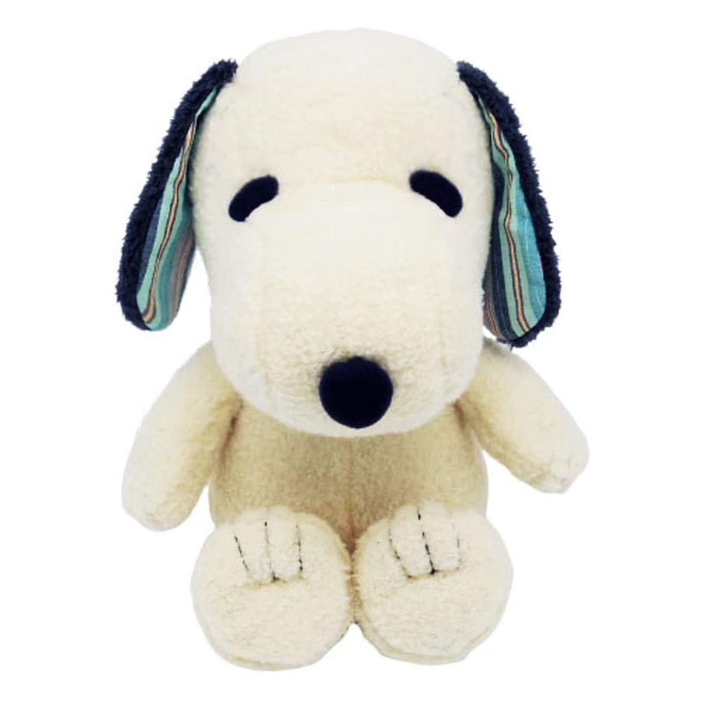 Nakajima Corporation Peanuts Mint Stripe Snoopy Plush Toy