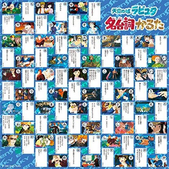 Ensky Castle In the Sky Famous Quotes Karuta (ENSKY) Laputa