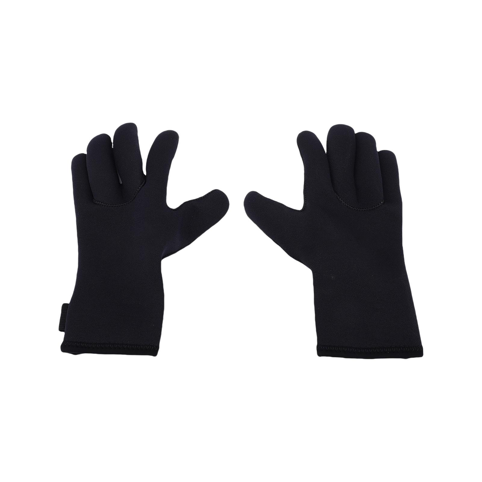 3MM Diving Gloves Waterproofing Anti Slip Warm Thermal Gloves with Non Slip Palm Touch Points Ergonomic Cuff for Cold Water Diving