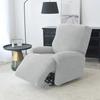 4Pcs/Set Polar Fleece Recliner Chair Cover Split Armchair Coverastic Relax Recliner Sofa Protector Cover For Living Room Home