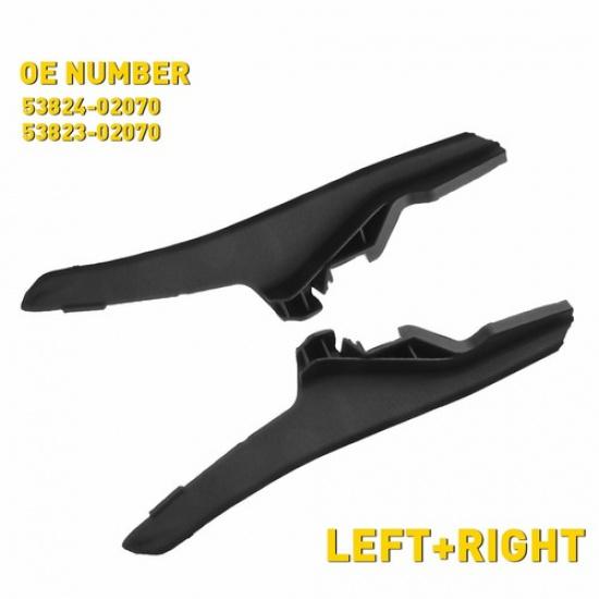 For 2014- Toyota Corolla LE 2X Left Right Windshield Wiper Cowl Cover Trim B