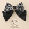 Fashion Sense Hair Bow Clips Temperament Black Hair Clip Cute Trendy Girls Hair Accessories 2025