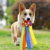 QQ Bouncy Rainbow Sniffing Ball: Interactive Foraging and Training Toy for Cats and Dogs