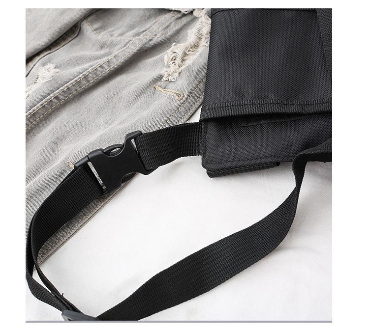 Hong Kong Taktyczna Torba na Klatkę Piersiową Hip-Hop: Funkcjonalna kamizelka unisex i plecak biodrowy