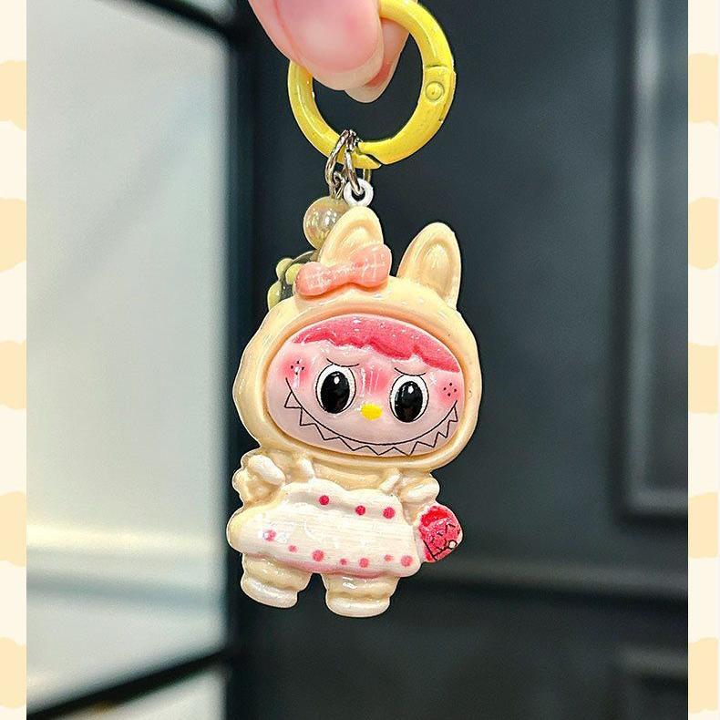 Girl Heart Cartoon Soft Cute Couple Best Friend Keychain Pendant Cute Japanese Korean Style