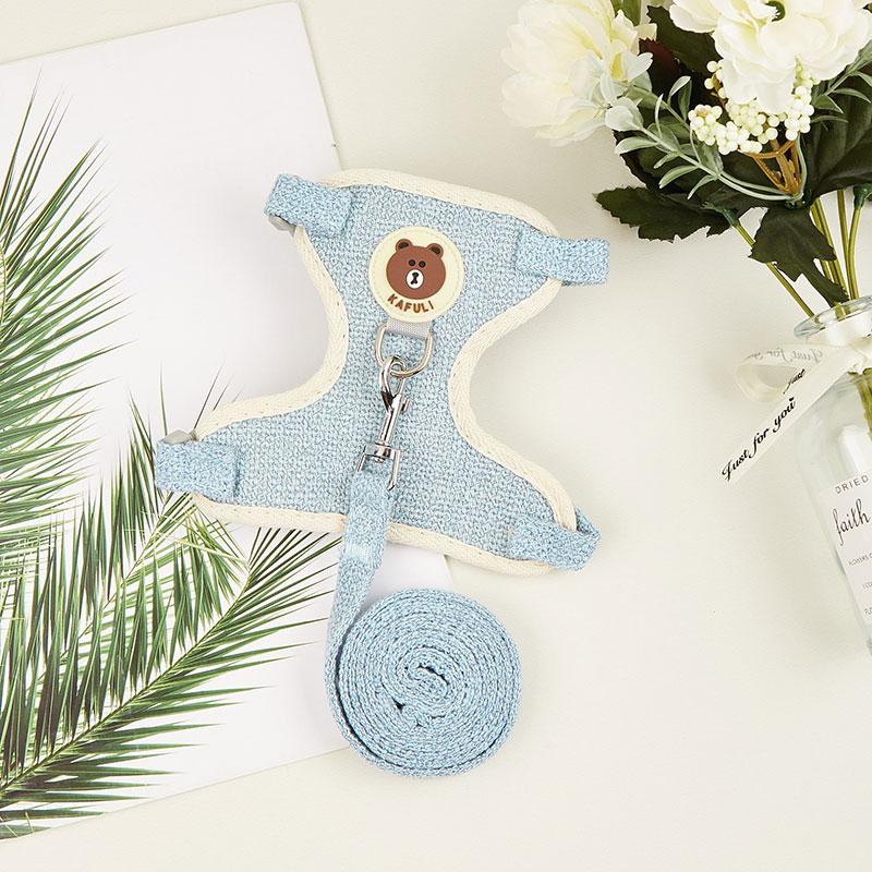 Universal Adjustable Cat Leash Vest Style Walking Rope Pet Harness Suitable for Small and Medium Dogs Cats and Dogs Cute Fairy