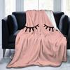 Eyelash Cartoon Eyelashes Blankets Fleece Spring/Autumn  Portable Super Warm Throw Blanket for Bedding Outdoor Bedspreads