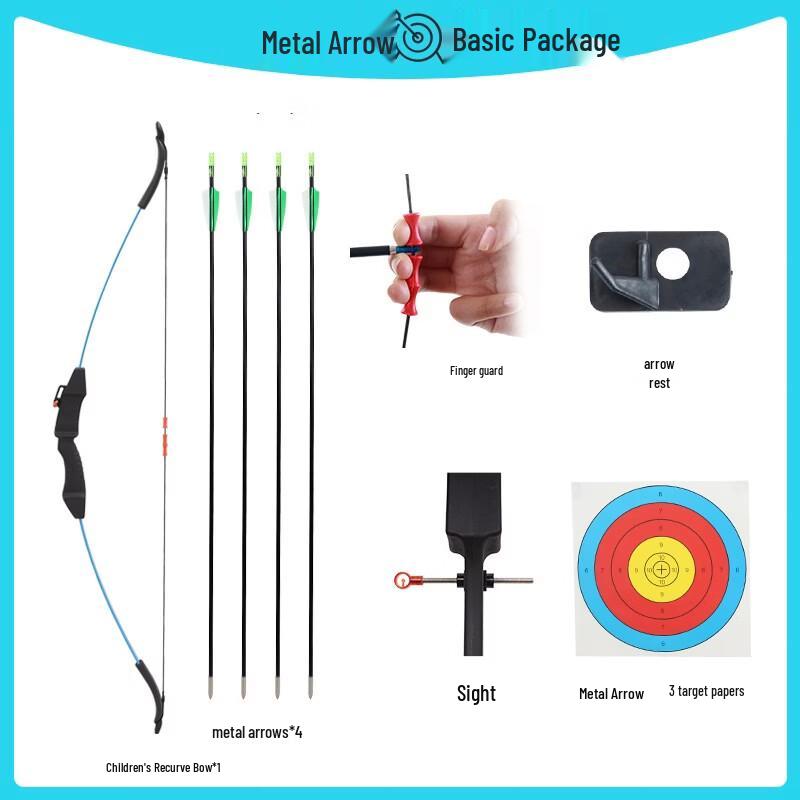 Children's Recurve Archery Bow and Arrow Set