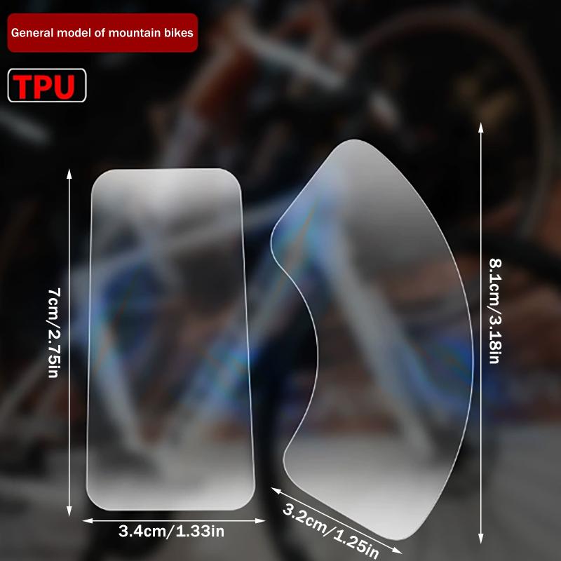 

Bottom Bracket Shell Guard Stickers, Bicycle Frame Scratch-Resistant Protective Decals.