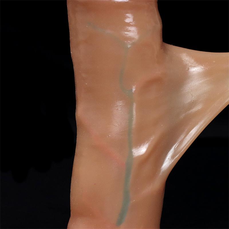 Tekutý silikon lze použít k zatlačení předkožky Manuální Soft Simulation Penis Falešný penis Zařízení pro ženskou masturbaci Produkty pro dospělé