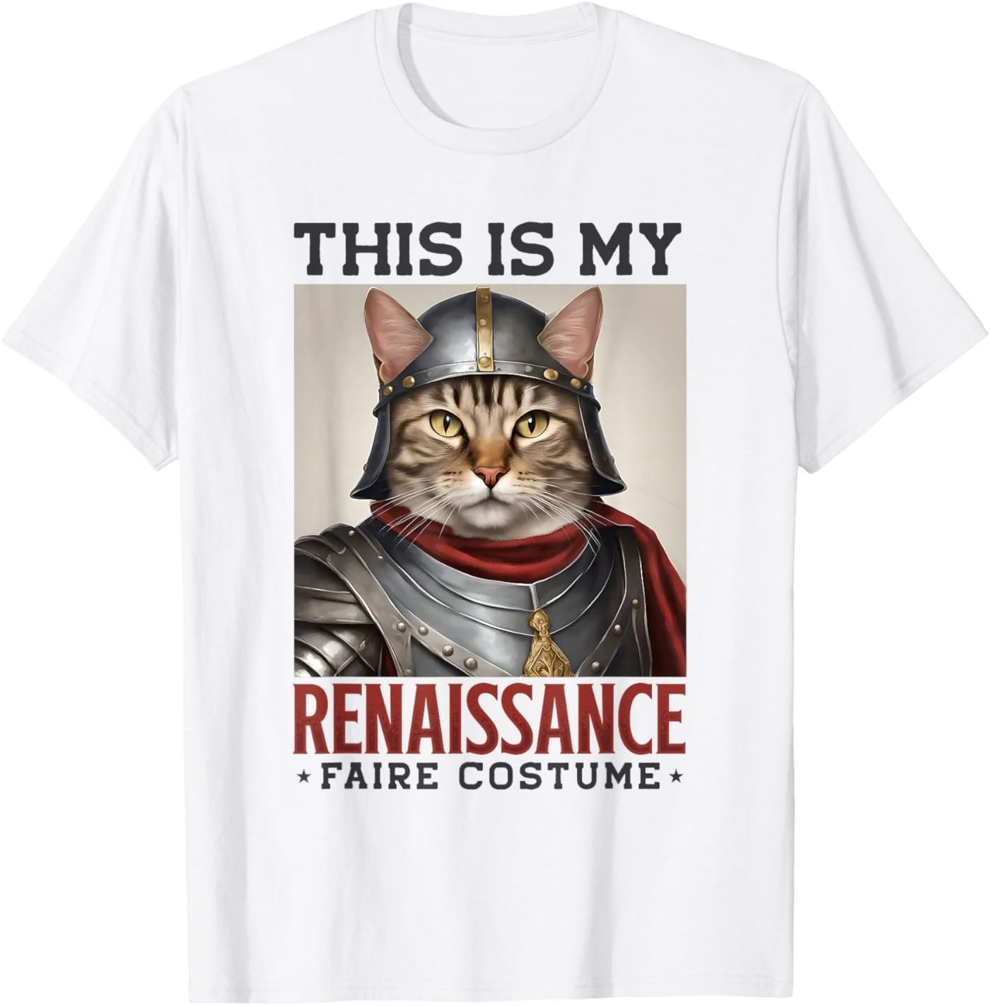 This is My Renaissance Faire Costume Ren Faire Cat T-Shirt S разноцветный