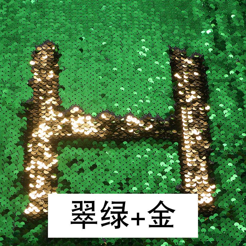 Tessuto Paillettes Bicolore Creativo per Abbigliamento Parete Graffiti Sfondo Tessuto Materiale da Cucito Fai da Te per Designer Vendita all'Ingrosso