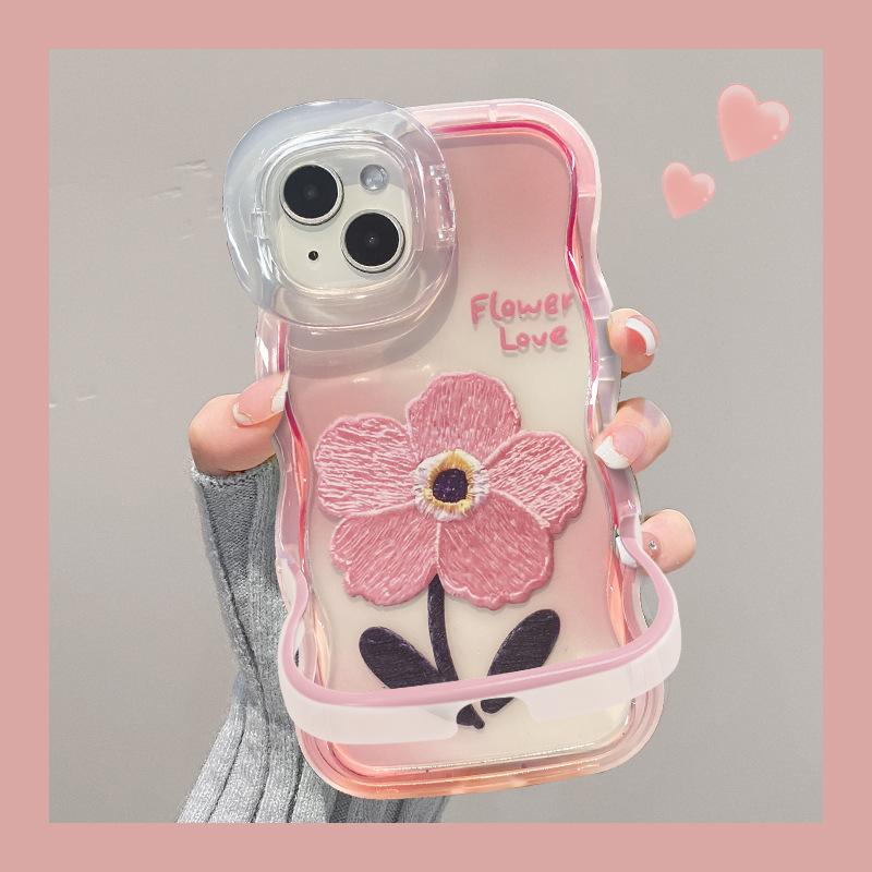 

Suitable for Apple 16pro Phone Case 15, Niche Anti-drop 14, Invisible Dual Stand 13, Silicone X iphone 16