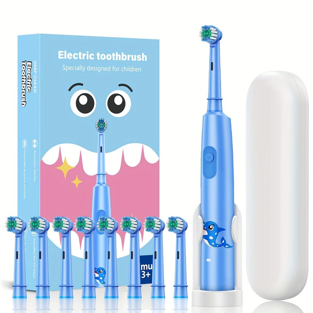 Electric Toothbrush with 3 Cleaning Modes, Automatic Deep Clean Rechargeable Soft Bristle Toothbrush for Kids And Adults, Unisex Dental Tool