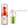 Usb Rechargeable Juicing Bottle With Blade Heads For Travel And Fitness Enthusiasts